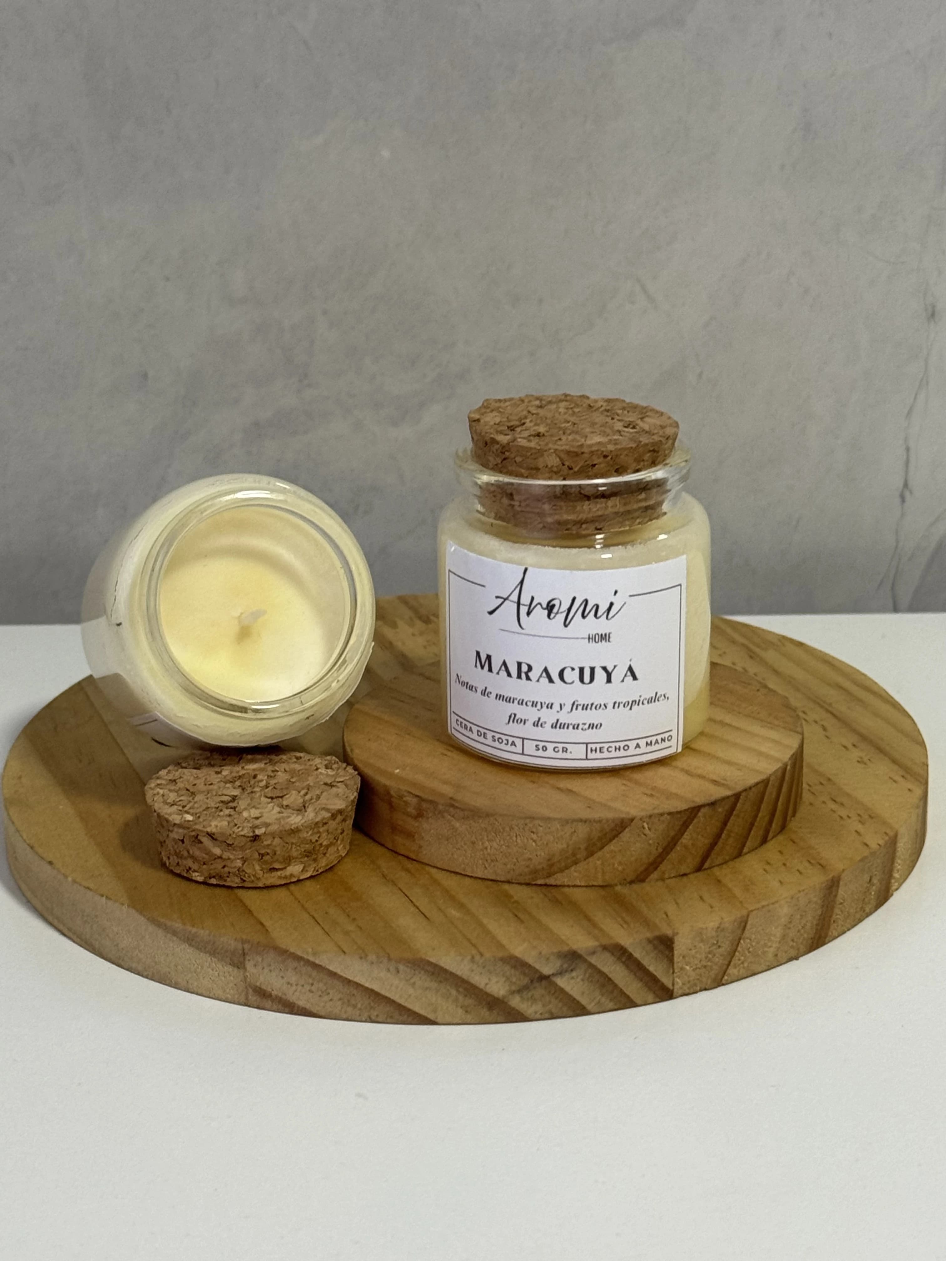Vela de Soja Ámbar 50g
